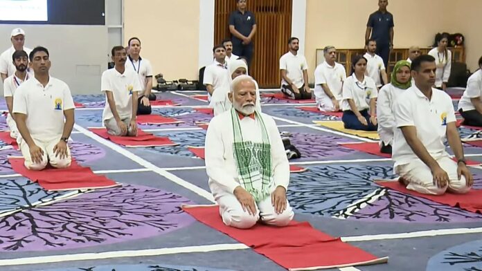 Yoga Day creating new records across world: PM Modi's message from Srinagar