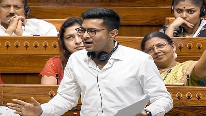 TMC’s Abhishek Banerjee gets furious during Parliament session