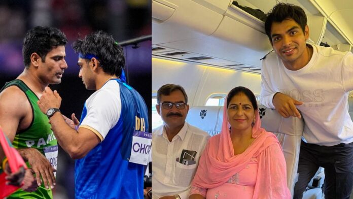 Neeraj Chopra's mother calls Pakistan's gold medalist Arshad Nadeem 'hamara ladka'