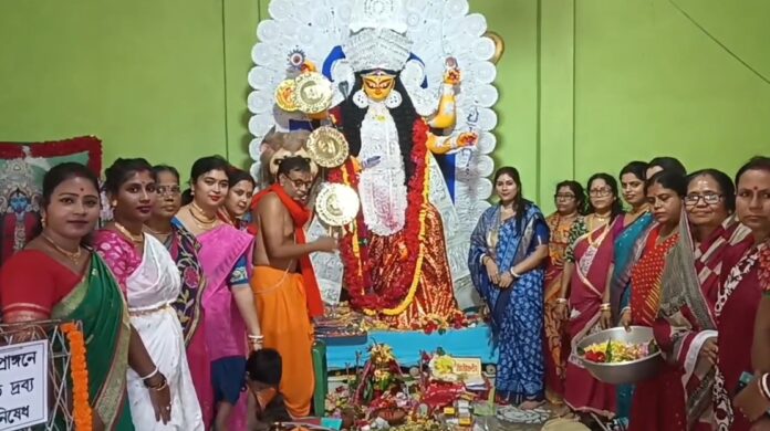 Jagaddhatri Puja at Krishnaganj, Nadia